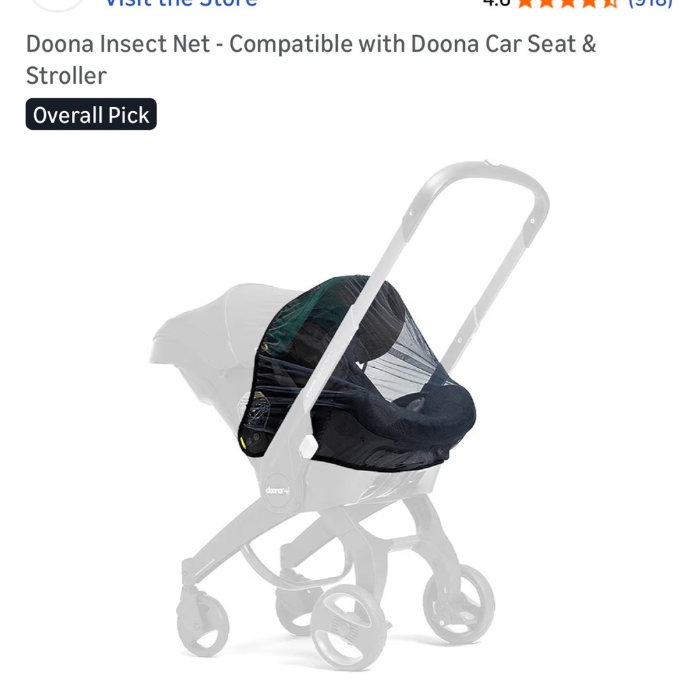 Doona Stroller Insect Net - Picture 3 of 3